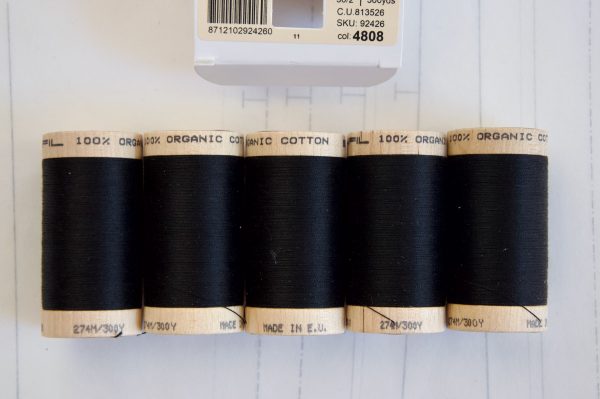 Scanfil Bio-Baumwollgarn 4808-Jet Black