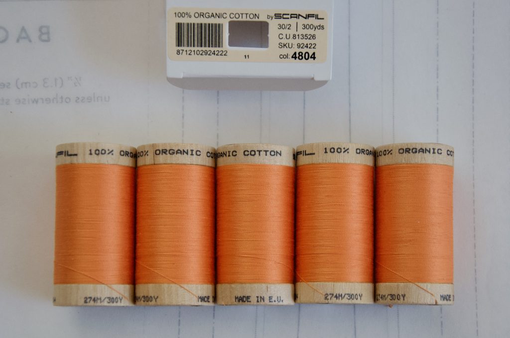 Scanfil Bio-Baumwollgarn 30/2 wt 4802 Blazing Orange