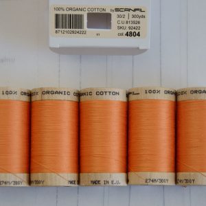 Scanfil Bio-Baumwollgarn 30/2 wt 4802 Blazing Orange