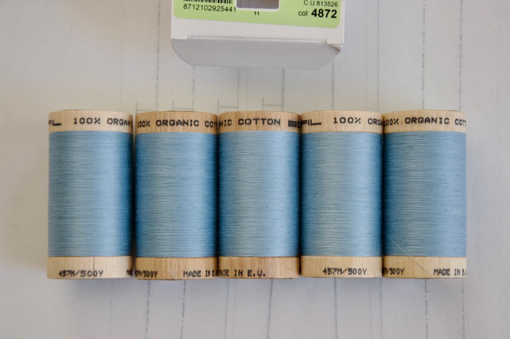 Scanfil Bio-Baumwollgarn 50/2 wt 4872-Baby Blue
