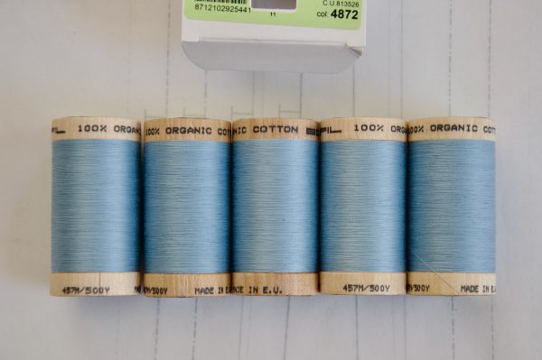 Scanfil Bio-Baumwollgarn 50/2 wt 4872-Baby Blue