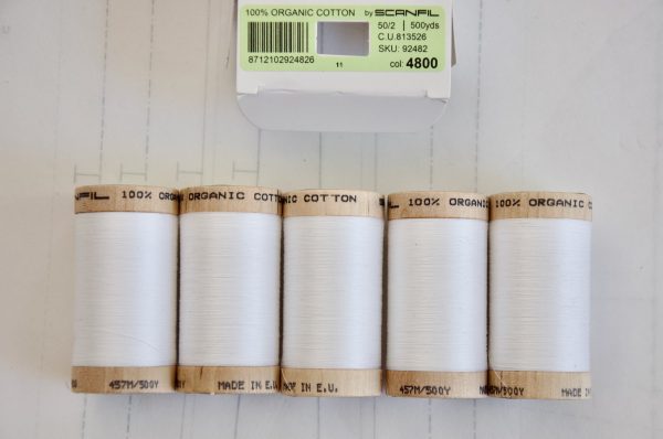 Scanfil Bio-Baumwollgarn 50/2 wt 4800-Bright White