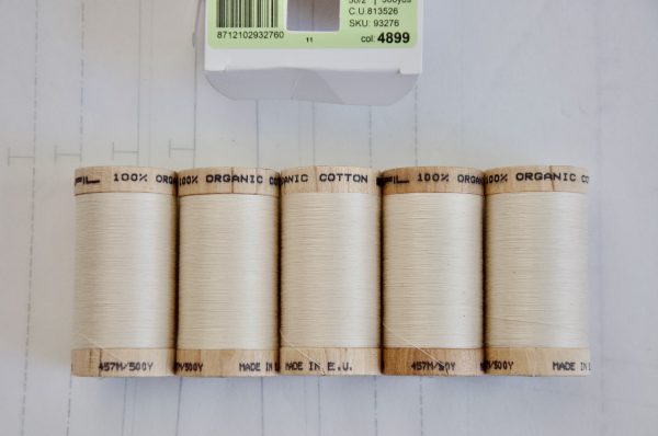 Scanfil Bio-Baumwollgarn 50/2 wt 4899-Undyed