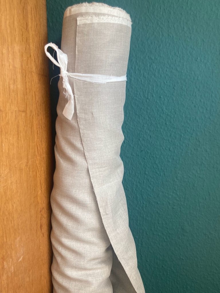 Roll Linen Fabric 150 g/m2 - natural