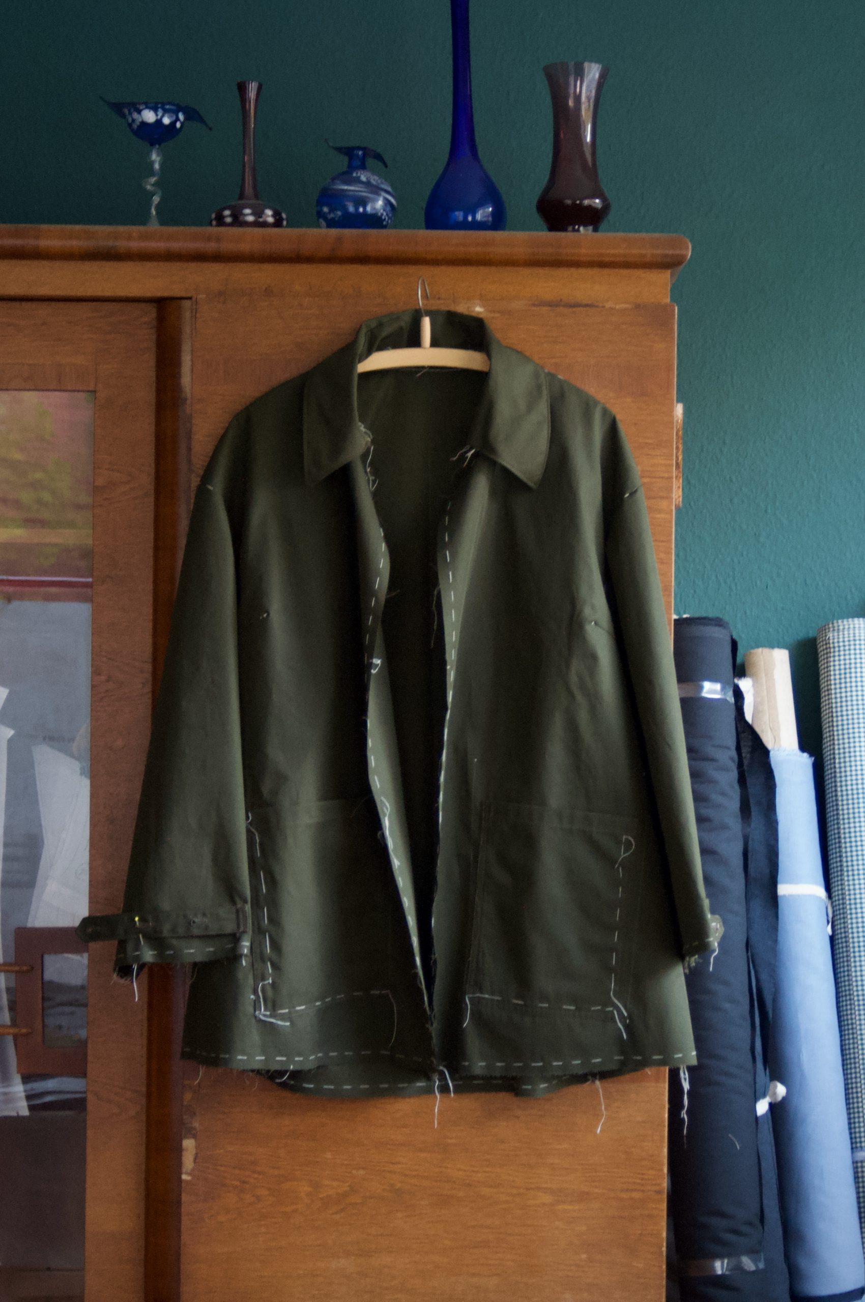 Jacket from Olive Green Cotton