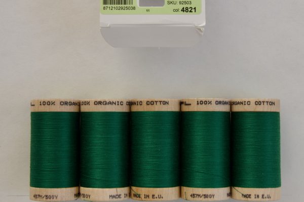 Scanfil Nähgarn aus Bio-Baumwoll 50/2wt 4821-Jolly Green