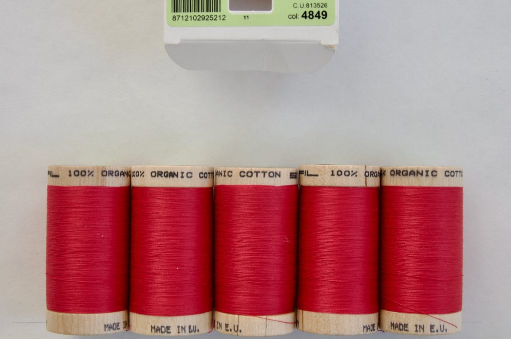 Scanfil Nähgarn aus Bio-Baumwoll 50/2wt 4849 - Watermelon