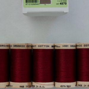 Scanfil Nähgarn aus Bio-Baumwoll 50/2wt 4870 - Rhubarb