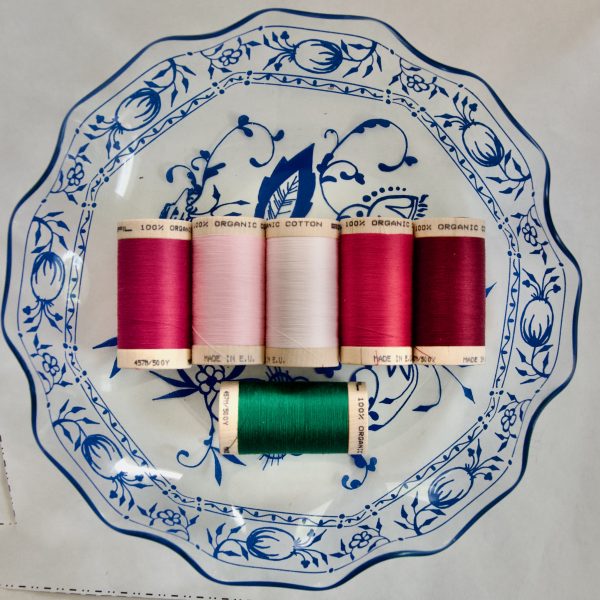 New (to me) colors of Scanfil Organic Cotton Thread 50/2