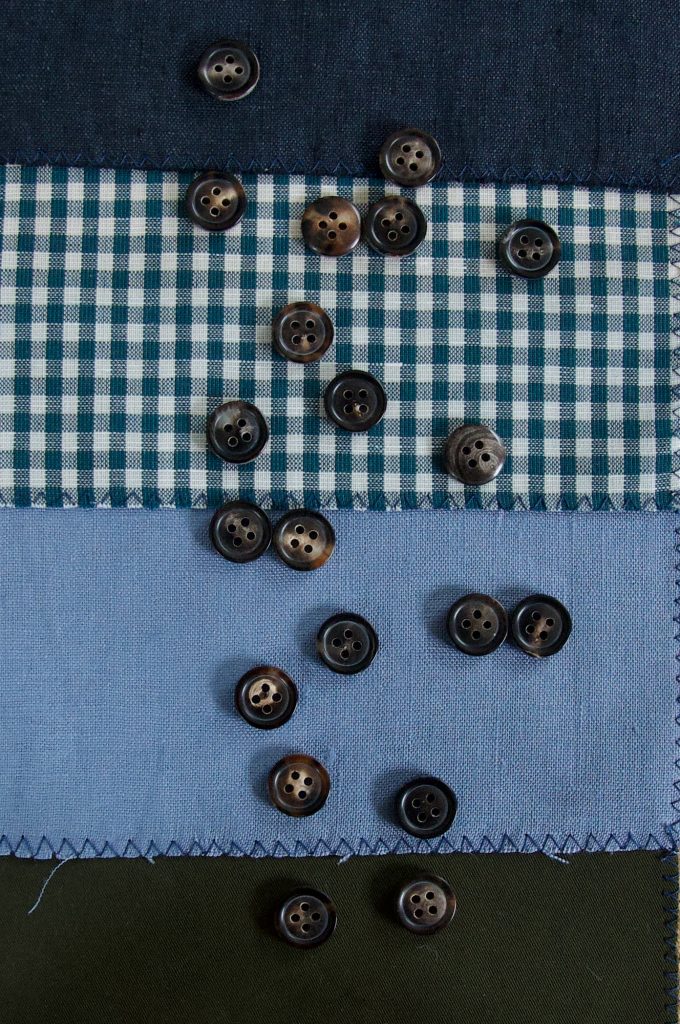 Echte Hornknöpfe 12mm