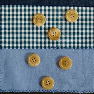 Echte HorneKnöpfe 20mm Honig