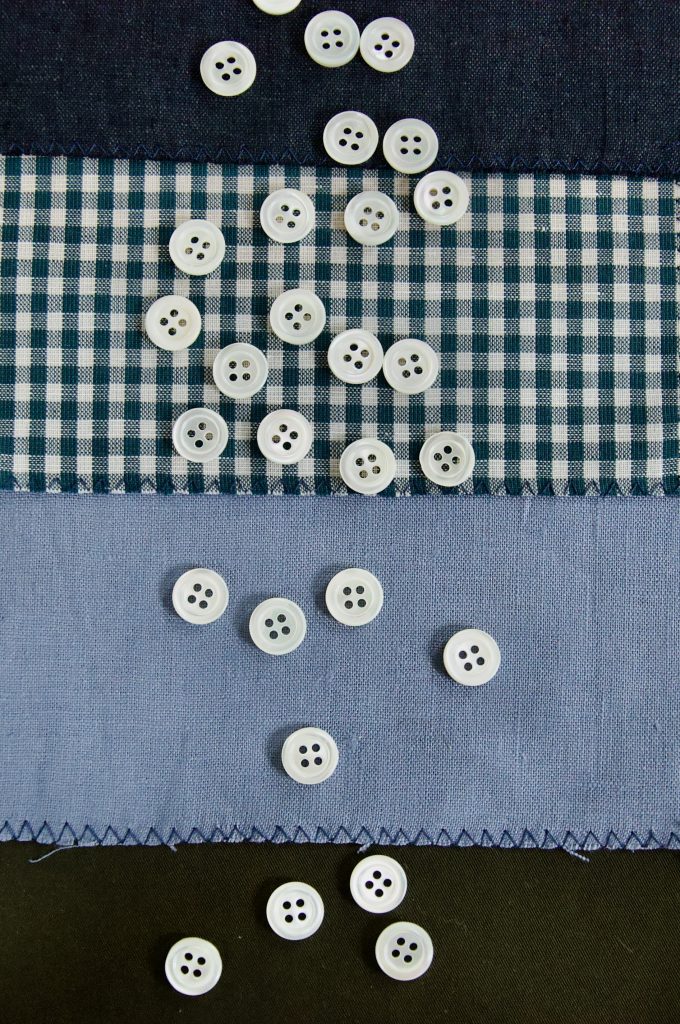 Echt Perlmuttknöpfe